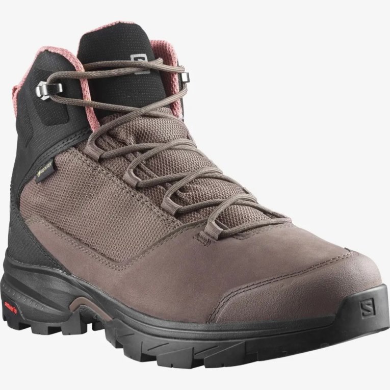 Botas Montaña Salomon Outward GTX Mujer Marrom | MX AMGT012